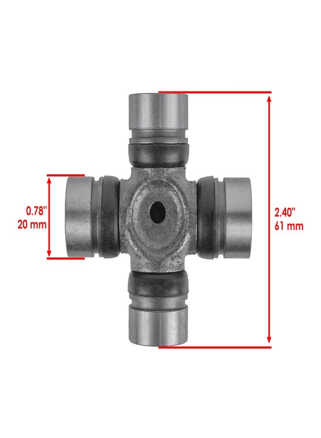 Caltric U-Joint Kit Compatible with Yamaha Big Bear 350 Yfm350 Yfm-350 4X4 1986 Front Drive Shaft - Image 2